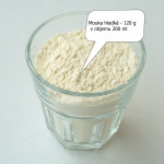 Sklenice o objemu 200 ml s moukou,120 g